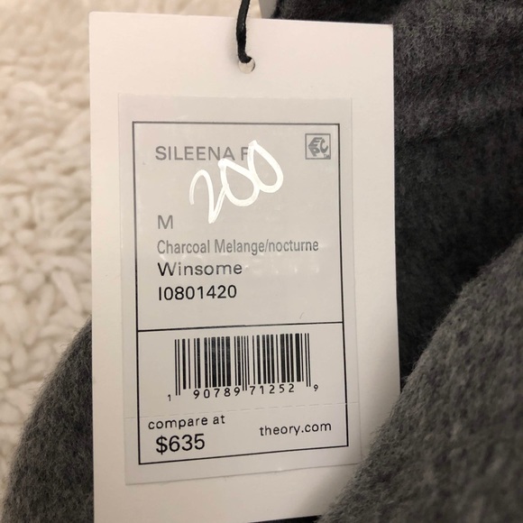 Theory Sileena Wool And Cashmere Coat Jacket - Picture 3 of 4